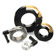 4mm to 80mm Shaft Collar Double Split Steel Metric Clamp Collars Zinc Plated