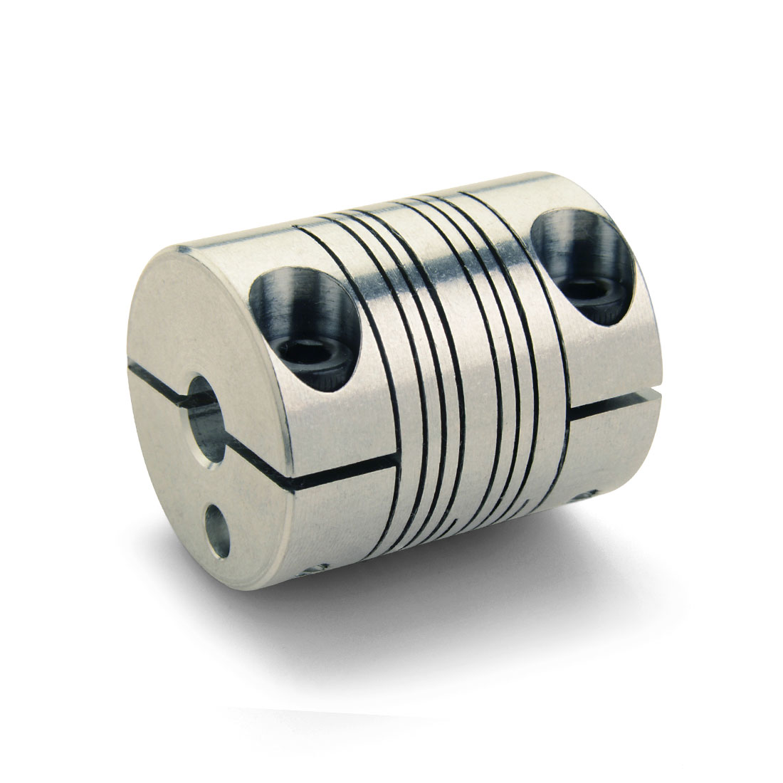 CNC stepper motor spiral cupling 1/4" by 3/8" Shaft bores 