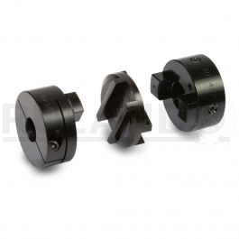 25.4mm OD Ruland MOST25-10-A Oldham Coupling Hub Black Anodized Aluminum Set Screw Style 28.6mm Length 10mm Bore 