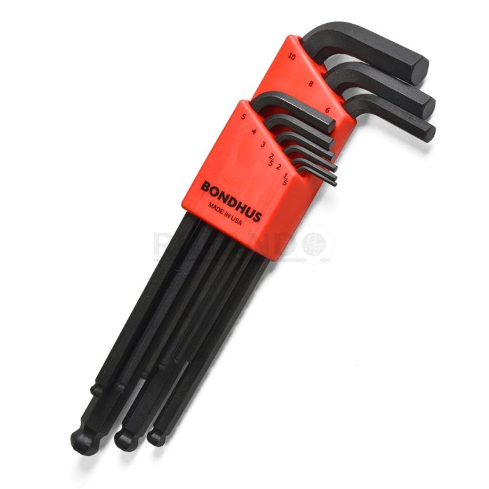 9-Piece Metric Non-Slip Hex Key Set