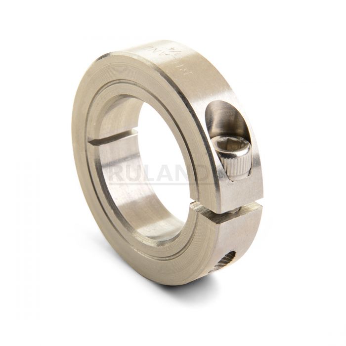 0.7500 Bore 0.394 Width 1.772 OD 0.7500 Bore Ruland Manufacturing Co Thin Line 1.772 OD One Piece 0.394 Width Inc. Ruland ENCL45-12-SS 303 Stainless Steel Shaft Collar 