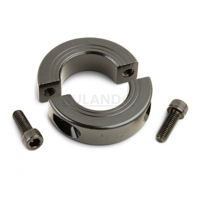 2Pc 7/16 in 2 Pieces Clamp Shaft Collar SS 