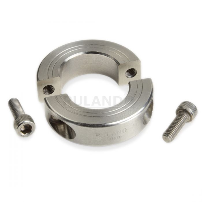 .250 Bore Aluminum 5//8 Width Pack of 2 Ruland WCL-4-A One-Piece Clamping Shaft Collar 5//8 OD Double Wide