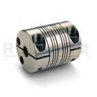 Polished Aluminum Ruland FSR12-4-4-A Set Screw Beam Coupling Inch 1-1/4 Length 41 lb-in Nominal Torque 1/4 Bore A Diameter 1/4 Bore B Diameter 3/4 OD 1-1/4 Length Ruland Manufacturing B002SJVHM6 3/4 OD 1/4 Bore B Diameter 1/4 Bore A Diameter 