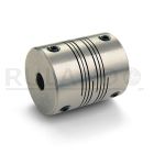 6-Beam Set Screw Style 38.1 mm Length 25.4 mm OD 11 mm x 11 mm Bores Ruland FSMR25-11-11-A 7075 Aluminum Beam Coupling 6-Beam Set Screw Style 38.1 mm Length 25.4 mm OD 11 mm x 11 mm Bores Ruland FSMR25-11-11-A 7075 Aluminum Beam Coupling