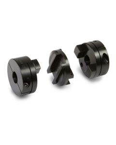 1-5/8 OD Black Anodized Aluminum Ruland OCT26-10-A Oldham Coupling Hub Clamp Style 2 Length .625 Bore 