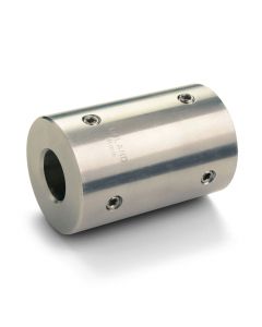 70 lb-in Nominal Torque 1-1/4 OD 3/8 Bore B Diameter Ruland PSR20-8-6-SS Set Screw Beam Coupling Inch 1/2 Bore A Diameter Stainless Steel 1-1/2 Length 