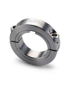 QCL-46-A Ruland Manufacturing Black Anodized 6061 Aluminum Shaft Collar 2-7/8 Standard Dimension Type Clamp Quick Collar Style 