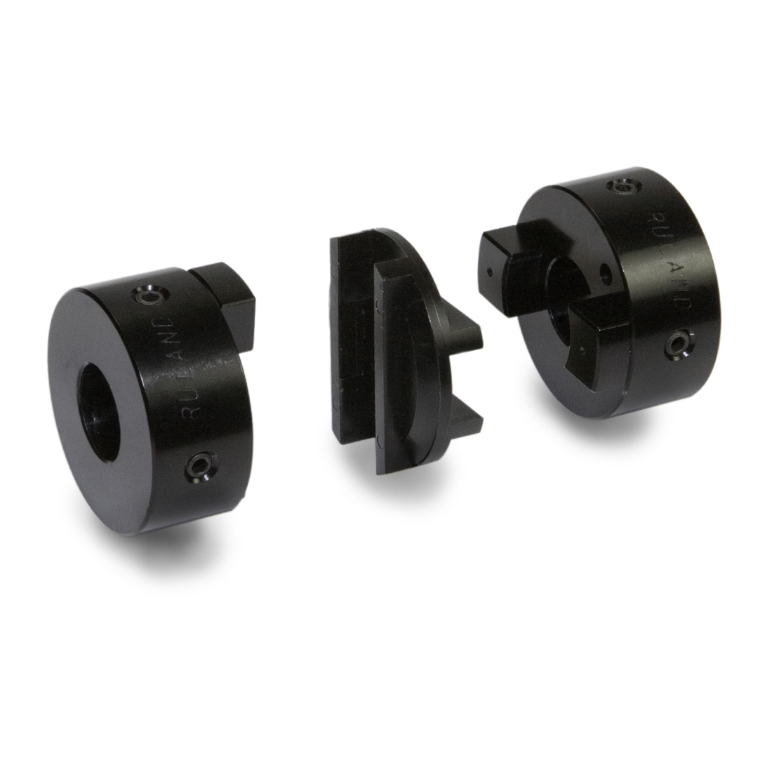 12mm Bore Ruland MOST33-12-A Oldham Coupling Hub 47.6mm Length 33.3mm OD Set Screw Style Black Anodized Aluminum 