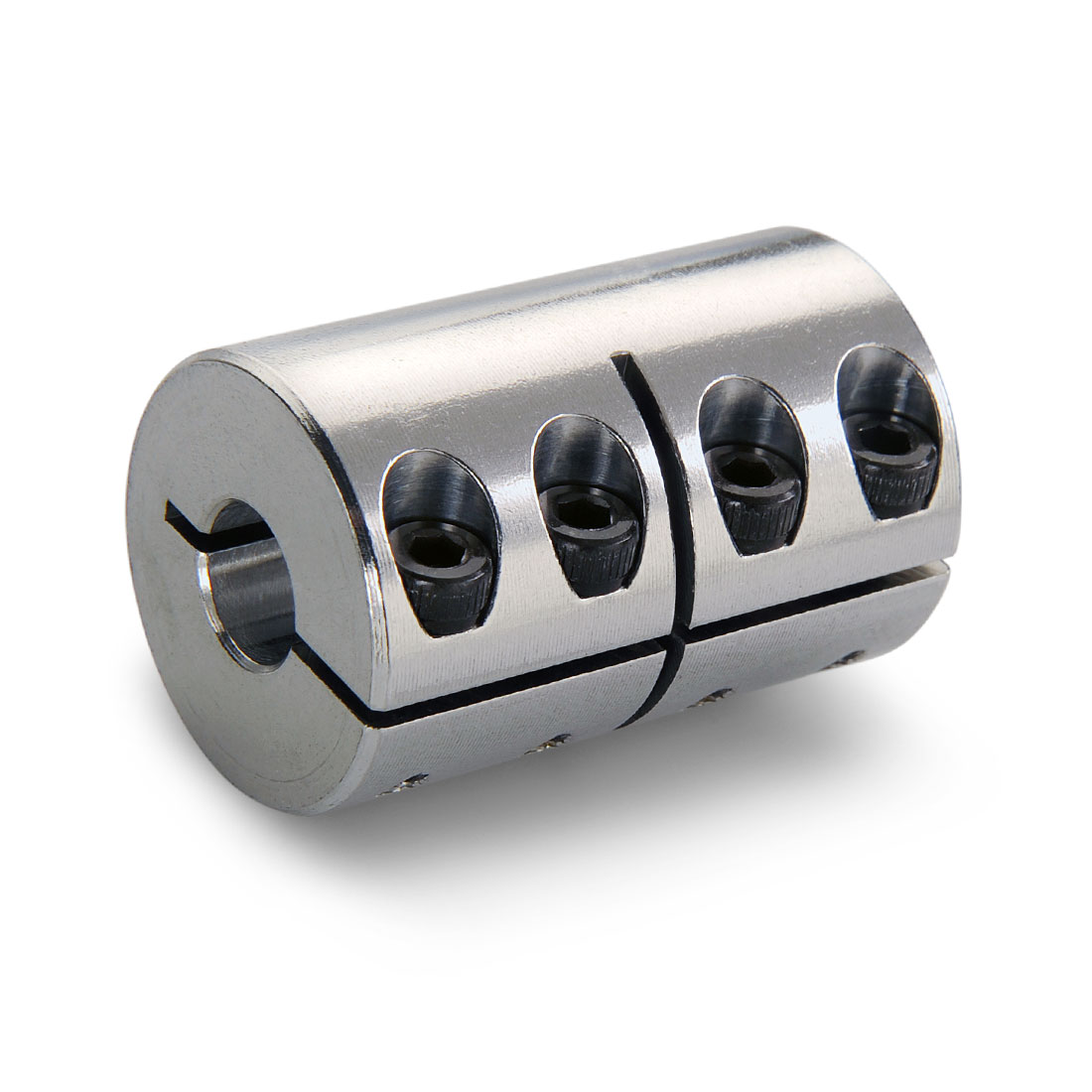 Side 1: .3750 in Bright Bore Clamp-On Rigid Coupling Bore Side 2: .3750 in CLX Series 2024 Aluminum Ruland Manufacturing Co Inc CLX-6-6-A Side 1: .3750 in Bright Bore Clamp-On Rigid Coupling Bore Side 2: .3750 in CLX Series 2024 Aluminum Ruland Manufacturing Co Inc CLX-6-6-A