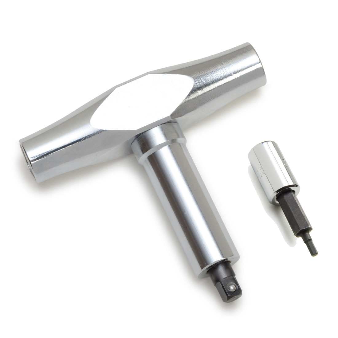 Yadianna 1pc Universal Head 1/4 Adjustable Torque Wrench Hexagonal Key Wrench Set Key Ratchet Socket Hook Spanner Extension Bar