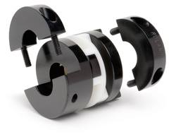 1 1/4 Length .250 Bore Ruland OCT16-4-A Oldham Coupling Hub Clamp Style Black Anodized Aluminum 1 OD 